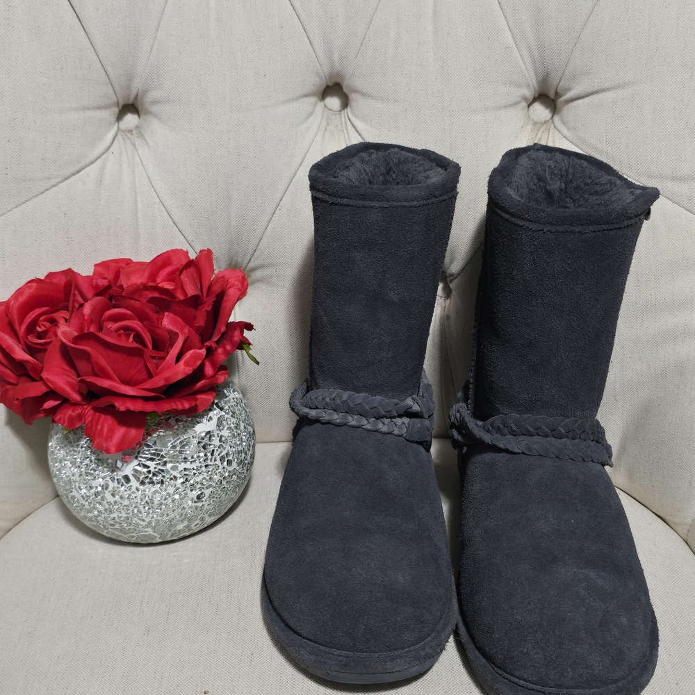 Women's Black Suede Boots